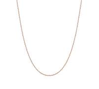 U7 Cadena Mujer Oro RosadoAcero Inoxidable Acho 1,4mm, Longitud 46cm + 5cm Chapado en Oro Rosa Collar Mujer Cadena Acero Fino Sin Colgante Joyería Unisex Caja de Regalo