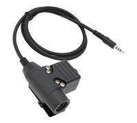 U94 PTT, Walkie Talkie Conector U94 Auricular PTT 3.5mm Enchufe de Teléfono Móvil Adaptador de Sistema de Auriculares para Enchufe de Teléfono Móvil de 3.5mm
