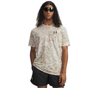 Under Armour Camiseta de manga corta ABC Camo – Secado rápido, cómoda – Marrón claro Talla S