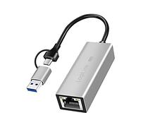 UA0422 Adaptador USB para Ethernet USB 3.2 Gris 0.15m LOGILINK