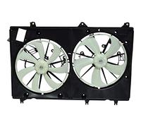 UAC Conjunto de ventilador doble de radiador y condensador FA 50583C