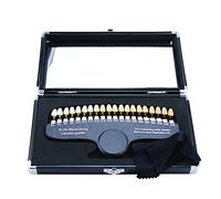 Uadme 20 colores Teeth Whitening Set Fuerte Practicidad Uso a largo plazo Guía de sombra 3D Comparador de Color Teeth White Bleaching Dental Plate