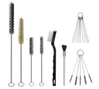 Uadme 21 Piezas Kit de Limpieza de Pistola Pulverizadora, Juego de Cepillos de Limpieza de Aerógrafo, con Cepillos y Agujas, para Pintura, Artesanos y Hogar