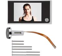 Uadme 3,5 pulgadas LCD digital 120 grados mirilla visor foto visual ojo de gato electrónico cámara espía puerta hogar visual visor puerta ojo