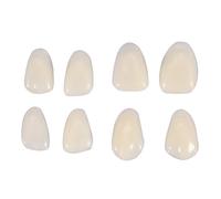 Uadme 70 piezas/bolsa Reparación dental temporal Coronas dentales provisionales Facetas de resina Dientes anteriores superiores Corona provisional para cuidado bucal odontológico Aplicación sencilla