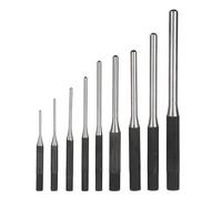 Uadme 9 Piezas Juego de Punzones de Rodillo 1.5-8mm, CR-V Botadores de Acero Profesional, Kit de Herramientas para Cuero Joyas Relojes