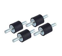 Uadme Aislador Antivibración Goma, 4 Pcs Soporte de Goma, Silentblock Antivibración Amortiguador de Choque, para Barco, Automóvil, Carrete (M6 20 * 20)
