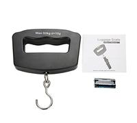 Uadme Báscula electrónica 50kg/10g portátil Digital precisa Mini Anzuelo báscula Equipaje electrónico Peso Colgante