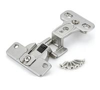 Uadme Bisagras Puertas Cocina 270 Grados, Superposición Completa Diámetro 35mm, Bisagra Armario Esquinero Ajustable, Aleación de Zinc, para Puertas de Armarios