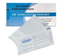 Uadme Bolsas de Esterilización, 200 Piezas Esterilizador de Cepillo de Dientes, Bolsa de Esterilización Desechable, Bolsas Autosellante, para Herramientas Dentales, Tatuajes o Manicura