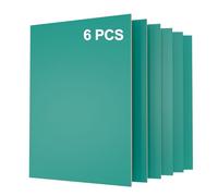 Uadme Colores Contrachapado 3 mm, 6 Hojas de Contrachapado de Tilo, A4 Tablero Madera Contrachapada 30x21cm, para Bricolaje, Pirograbado Corte por Laser CNC Modelado (Verde)