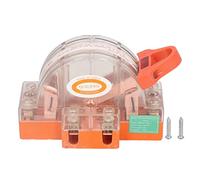 Uadme Interruptor de Cuchillo, 100A AC 220V SPDT 2 pines Interruptor Eléctrica Disyuntor Semicircular Interruptor de Aislamiento de Seguridad para Disyuntor Prueba Fallas Circuito Generador Respaldo
