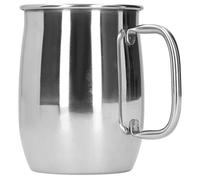 Uadme Jarra de cerveza de acero inoxidable, jarra de cerveza portátil de 1000 ml Taza de jarra irrompible con asa para beber té Café Bebidas de jugo frías calientes Whisky Cóctel