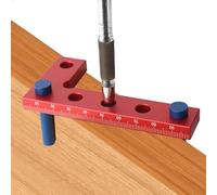 Uadme Mini Escuadra Carpintero, Cuadrado de Carpintero Pequeño, Herramienta de Búsqueda Central de Aleación de Aluminio de 90 Grados, para Mediciones Precisas