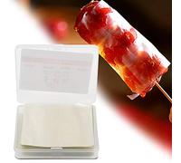 Uadme Papel De Turrón,500 Piezas De Papel De Turrón,Papel De Oblea De Arroz Comestible,Hojas De Envoltura De Dulces Hechas A Mano