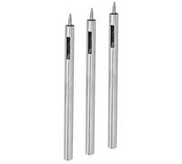 Uadme Perforadora Cuero Agujeros, 3 Piezas Herramienta de Agujeros de Cuero, Punzón Redondo de Hueca de Acero de Aleación, para Manualidades, Cortador Artesanal de Cuero (0,8 mm)