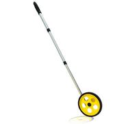 Uadme Rueda de Medición de Distancia, Odómetro de Rueda, Rodillo de Distancia de 0 a 9999,9 m, Mango Telescópico de 45-102cm, para Terrenos de Carretera