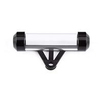 Uadme Tubo Seguro para Moto, Soporte de Disco de Impuestos de Motos, Tubos para Pegatina, Accesorios de Motocicleta, Marco de Soporte Cilíndrico Impermeable, para Scooter, Quad Moto (Negro)