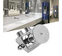 Uadme Válvula De Pedal De Montaje En Piso,Válvula De Interruptor De Control De Grifo De Agua Con Pedal De Ahorro De Agua De Acero Inoxidable Para Lugares Públicos,Salida Doble