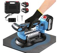 Uadme Ventosa Eléctrica para Azulejos, Cargas 200KG, Baterías 2x4000mAh, Pantalla LCD, 9 Velocidades, Vibrador Azulejos para Levantar Cristales, Mármol, Cerámica y Vidrio