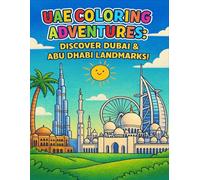 UAE Coloring Adventures: Discover Dubai & Abu Dhabi Landmarks!