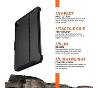 Uag Scout Antideslizante Funda Rígida para Apple IPAD Pro 11" Aire 10.9" - Negro