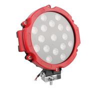 UAGFDFF Carcasas Para Faros Para Camión Para JEEP Para Hummer Accesorios Luz Trabajo Para Coche 12V 51W LED Brillante Todoterreno Foco 4x4 Lámpara Punto Luces Circulación Diurna(Rojo)