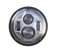 UAGFDFF Carcasas Para Faros Para Lada 4x4 Para Urban Niva 1 Par 7 Pulgadas LED Faro DRL Luz Señal Giro Luces Circulación Diurna(ChromeA)