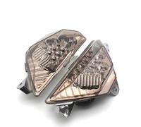 UAGFDFF Faros delanteros moto Para Kawasaki Para Ninja 300 EX300 2013 2014 2015 Luces Señalización Giro LED Delanteras Motocicleta(Smoke)