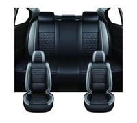 UAGFDFF Fundas Asiento Coche para Dodge para Journey para RAM 1500 para Challenger para Caliber para Nitro Fundas Asiento Automóvil Universales Fundas Coche Asientos(Gris)