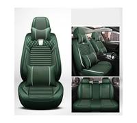 UAGFDFF Fundas Asiento Coche para Ford para Ranger Juego Completo Universal Impermeable Fundas Asiento Automóvil Cuero Accesorios Fundas Coche Asientos(Green+Cushion)