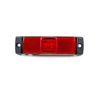 UAGFDFF Indicadores Led 10 Luces LED 4 LED 12 V 24 V para Luces posición Laterales traseras Coche Luces Advertencia externas Luces posición Remolque camión camión. Luz Antiniebla Trasera(10x Red)