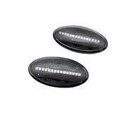 UAGFDFF Intermitentes Espejo 2 Luces Intermitentes Laterales LED Dinámicas Coche, Color Ámbar, Para Fiat Para Sedici 2005 2006 2007 2008 2009 2010 2011 2012(Crystal White)