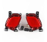 UAGFDFF Intermitentes Espejo 2 Reflectores LED Para Toyota Para Highlander 2015-2019, Para Parachoques Trasero, Luz Antiniebla, De Freno, Señal Giro