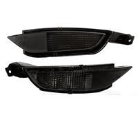 UAGFDFF Luces de giro 2 Reflectores De Parachoques Traseros Negros Ahumados Faros Antiniebla Luz Trasera Derecha E Izquierda Para Ford Para Fiesta Para Mk7 2008-2015 Indicador Espejo