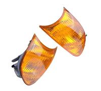 UAGFDFF Luces de giro 63126904299 63126904300 2 Luces De Giro Transparentes Para Coche Luces De Esquina Para E46 1998-2001 Luces Indicadoras Indicador Espejo(Amarillo)