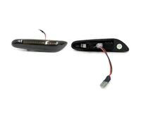 UAGFDFF Luces de giro Luces Giro Coche Indicador Giro LED Luz Intermitente Luz Posición Lateral Para E90 E91 E92 E93 E60 E87 E82 Y E46. Indicador Espejo(Dynamic Smoke T10)