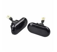 UAGFDFF Luces de giro Luces LED Dinámicas De Posición Lateral Para Mégane 1 Para Clio 1 Para Kangoo Para Espace Para Smart Y - Para Fortwo 453. Indicador Espejo(Smoked)