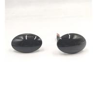 UAGFDFF Luces de giro Para Fiesta III IV MK3 MK4 KA Para Mondeo I MK1 Para Transit Para Tourneo MK6 MK7 Posición Lateral Dinámica LED Señal Giro Fluida Indicador Espejo(Smoke)