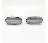 UAGFDFF Luces de giro Para Pajero Para Mirage Para Legnum Para Gelent 98-05 Luces Indicadoras Señal Giro Lateral Dinámicas Intermitentes Secuenciales Indicador Espejo(Smoke,Dynamic Signal)