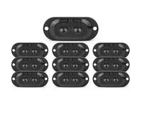 UAGFDFF Luz Indicadora Intermitente LED Indicadores De Posición Laterales Luz De Advertencia De Camión Luz Trasera Remolque Luz De Giro De Gálibo Exterior(10pcs Yellow)