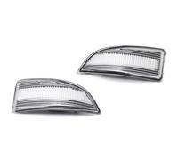 UAGFDFF Luz Indicadora Intermitente Luces Señal Giro LED Indicador Espejo Retrovisor Lateral Para Grand Para Scenic III 2009-2015 Para Latitude 2010-2015(Crystal)
