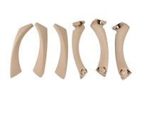 UAGFDFF Manija Puerta Interior Coche Para Serie 3 E90 E91 E92 316 318 320 325 328I 2004 2005 2006 2007 2008 2009 2010 2011 2012 Juego De Tiradores De Puerta De Coche(Beige Yellow RHD)