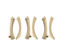 UAGFDFF Manija Puerta Interior Coche Para Serie 3 E90 E91 E92 316 318 320 325 328i 2004-2012 Juego De Tiradores De Puerta Interior 51417230854(LHD Beige)