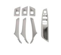UAGFDFF Manija Puerta Interior Coche Para Serie 5 F10 F18 523 525 528 Juego De Tiradores De Puerta Interior De Coche 51417225866 51417225869(RHD Gray)