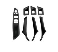 UAGFDFF Manija Puerta Interior Coche Para Serie 5 F10 F18 523 525 528 Juego De Tiradores De Puerta Interior De Coche 51417225866 51417225869(LHD Black)