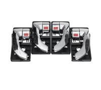 UAGFDFF Manijas Puertas 4 Unids/Set Manija Puerta Interior Coche 82620-2Z02 para Hyundai para Tucson 2005-2009 Reemplazo Manija Cromada Puerta Interior Tirador Puerta