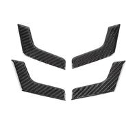 UAGFDFF Manijas Puertas Panel Manija Interior Puerta Coche Molduras Interiores Cubierta Marco Decoración Fibra Carbono para Mercedes para Benz W204, 4 Uds. Tirador Puerta