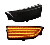 UAGFDFF Para Ford Para Everest Para Ranger T6 Para Raptor 2015-2019 Luces Espejo Retrovisor Señal Giro LED Dinámicas Para Automóvil Intermitentes Coche LáMparas Intermitentes