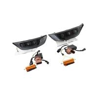 UAGFDFF Para Ford Para Mustang 2015-2017 Señal Giro Amarilla Impermeable ABS Luz LED Conducción Diurna LED Lámpara Antiniebla Coche LáMparas Intermitentes